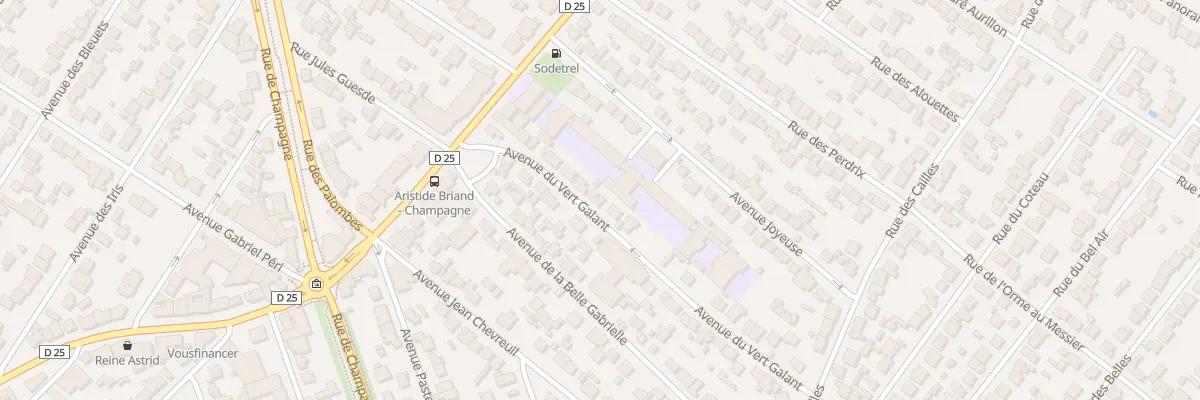 Plan du 58 Av du Vert Galant à Savigny-sur-Orge