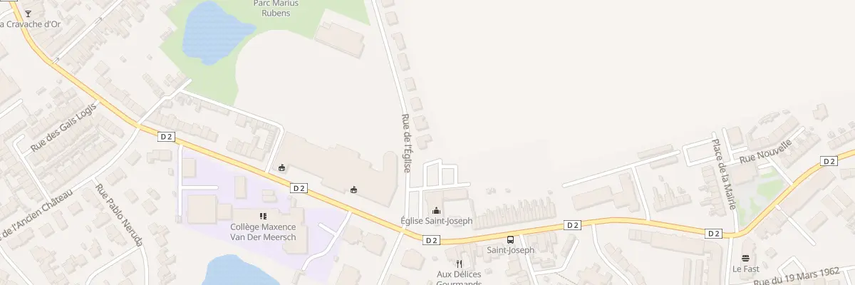 Plan du 136 Rue de l’Eglise à Cappelle-la-Grande