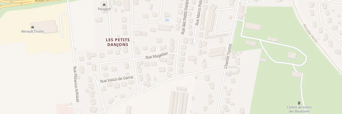 Plan du 22 Rue des Petits Danjons à Bourges
