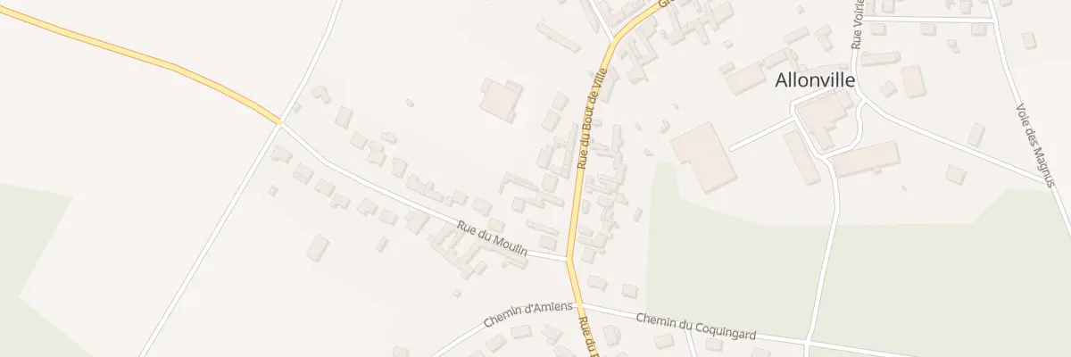 Plan du 12 Rue du Bout de Ville à Allonville