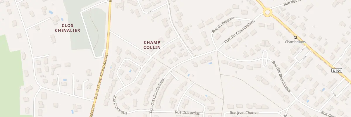 Plan du 10 Rue des Chambellans à Saint-Doulchard