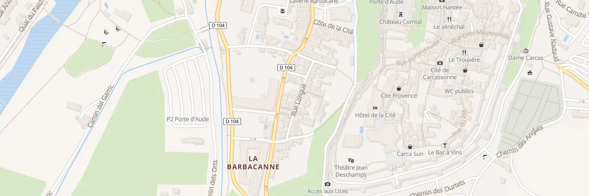 Plan du 21 Rue Longue à Carcassonne