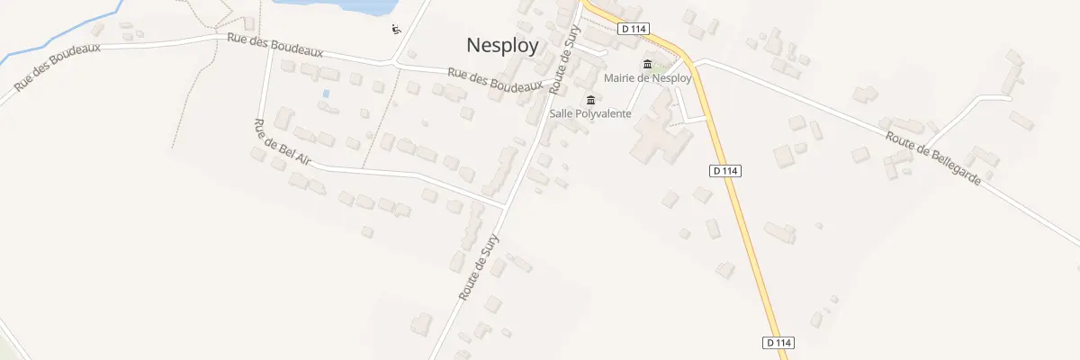 Plan du 21 Rte de Sury à Nesploy