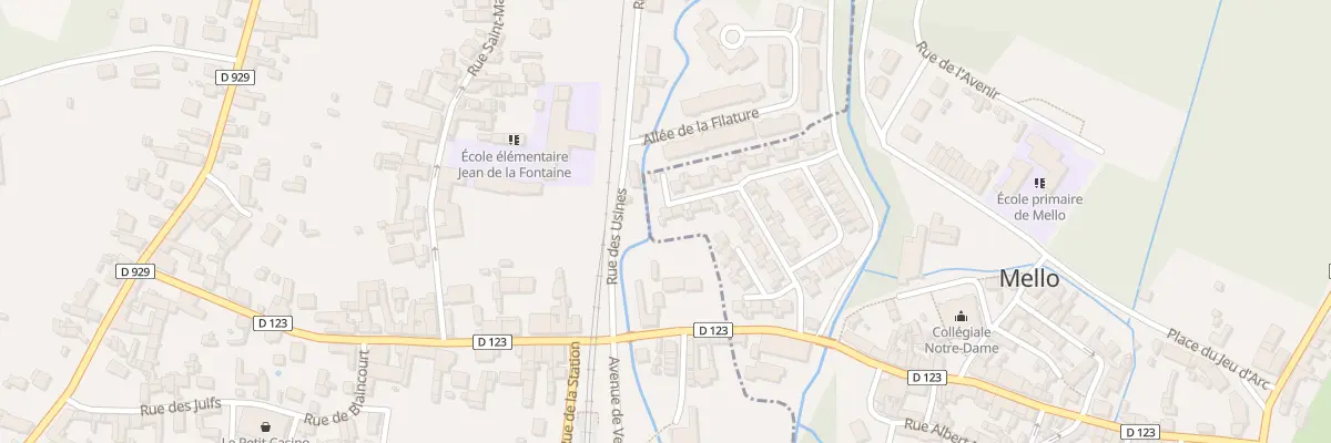Plan du 36 Rue Clos de la Boucle d’Eau à Mello