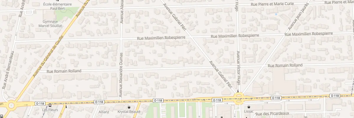 Plan du 102 Rue Romain Rolland à Paray-Vieille-Poste