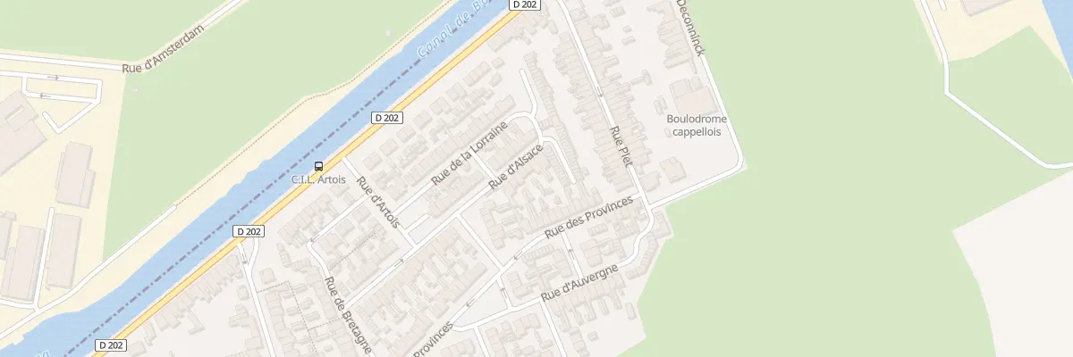 Plan du 44 Rue d’Alsace à Cappelle-la-Grande