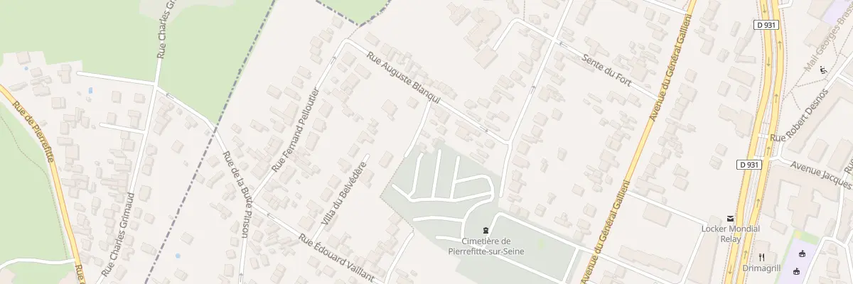Plan du 11 Imp Auguste Blanqui à Saint-Denis