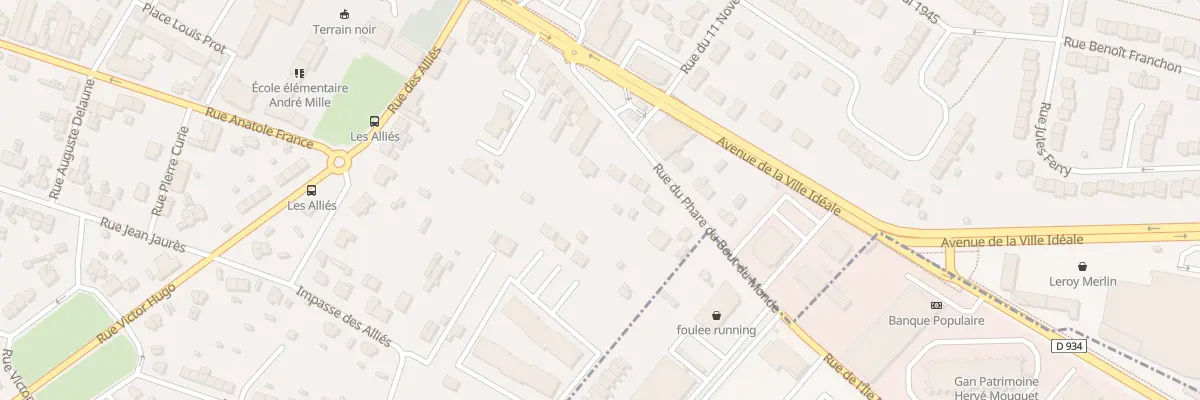 Plan du 178 Rue du Phare du Bout du Monde à Longueau