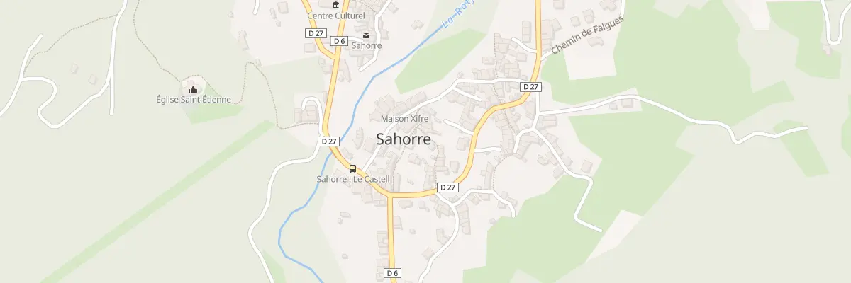 Plan de la Rue du Conflent à Sahorre