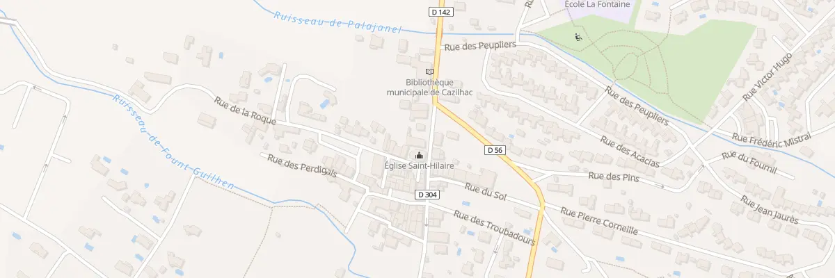 Plan du 56 Av Antoine Bardou à Cazilhac