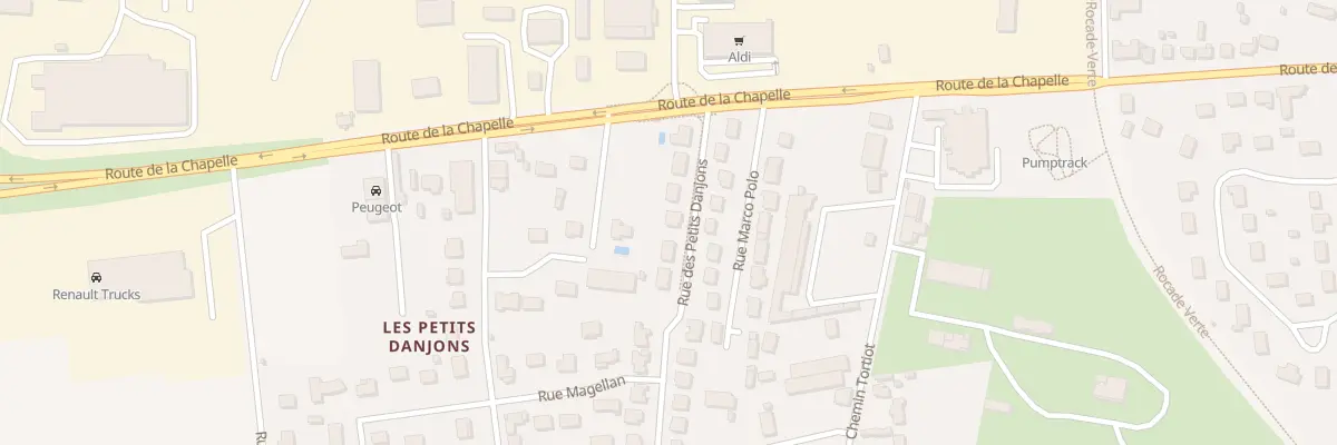 Plan du 8 Rue des Petits Danjons à Bourges