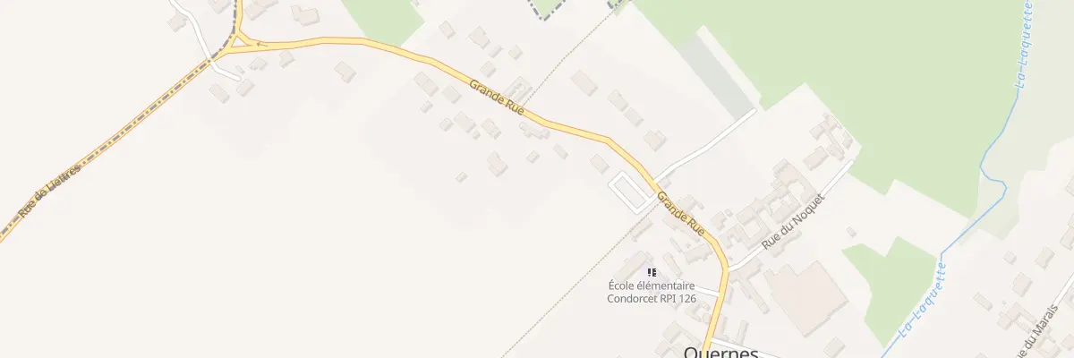 Plan du 24 Grande Rue à Quernes