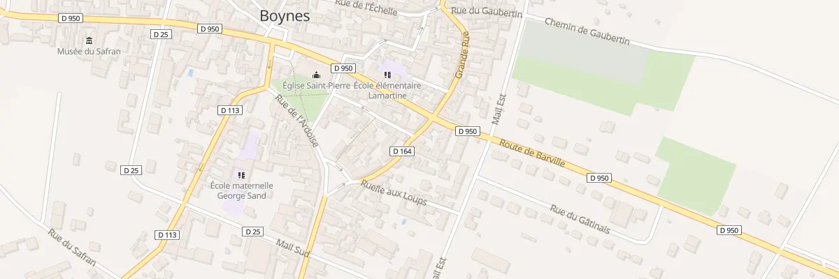 Plan du 20 Grande Rue à Boynes