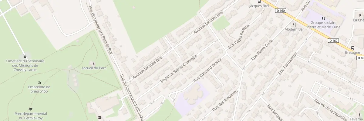 Plan du 29 Imp Sainte Colombe à Chevilly-Larue