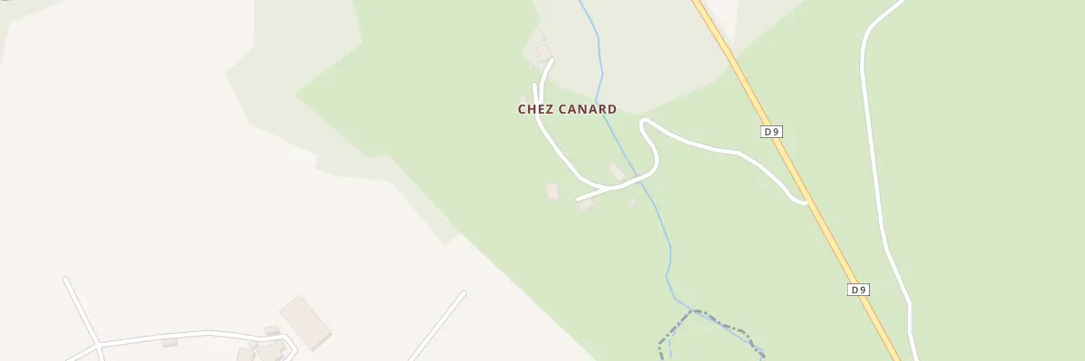Plan du 3 Chez Canard à Saint-Oradoux-près-Crocq