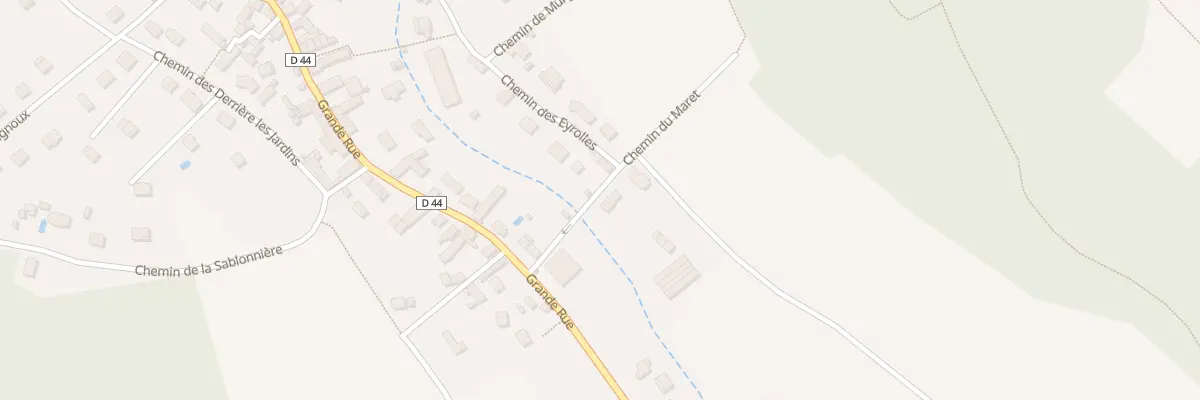 Plan du 2 Rle du Souage à Blaincourt-lès-Précy