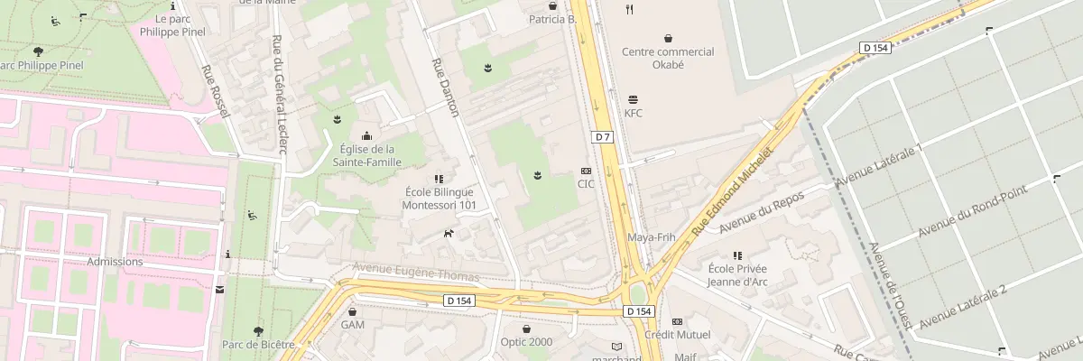Plan du 39 Rue Danton au Kremlin-Bicêtre