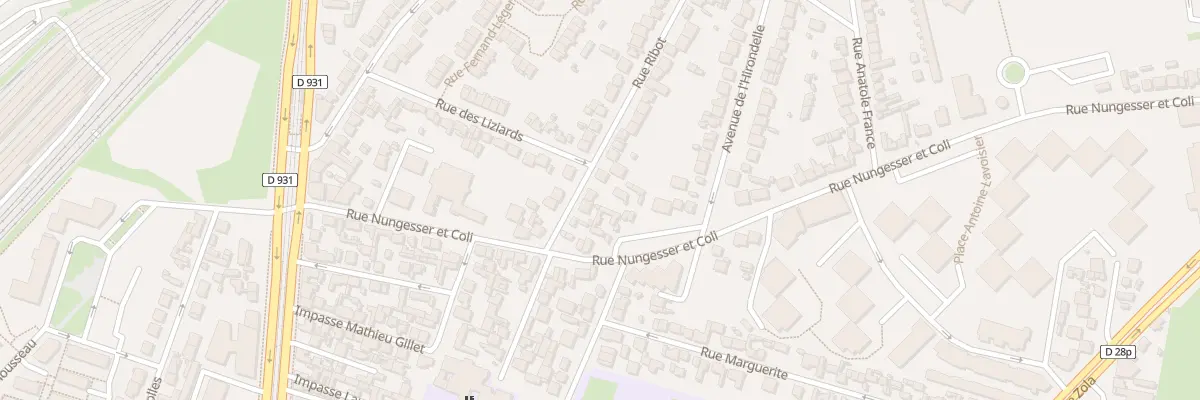 Plan du 6 Rue Ribot à Saint-Denis