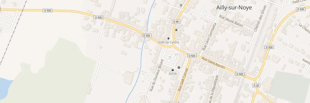 Plan du 4 Rue du Doc Binant à Ailly-sur-Noye