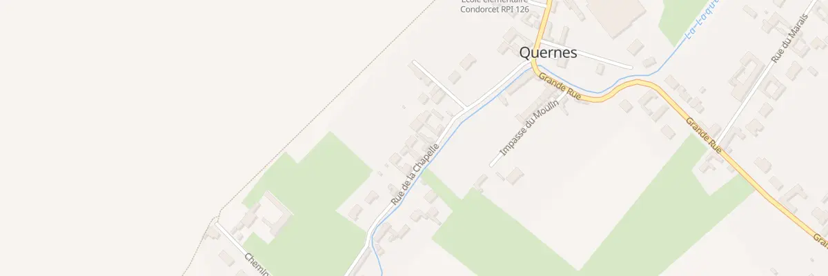 Plan du 22 Rue de la Chapelle à Quernes