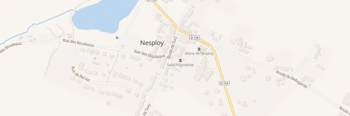 Plan du 11 Rte de Sury à Nesploy