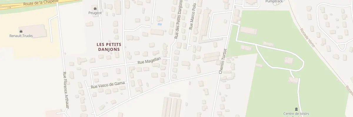 Plan du 21 Rue des Petits Danjons à Bourges
