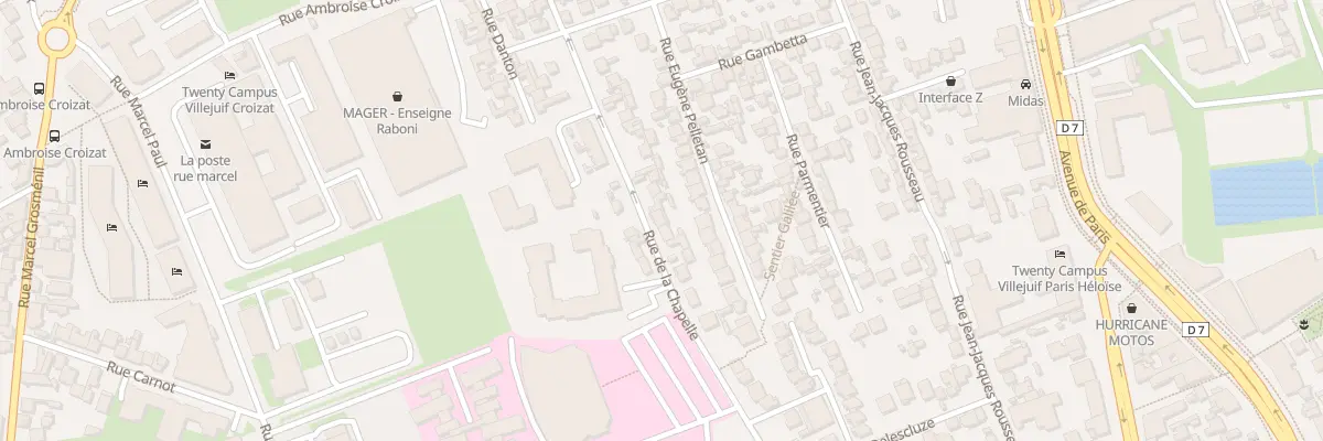 Plan du 27 Rue de la Chapelle à Villejuif