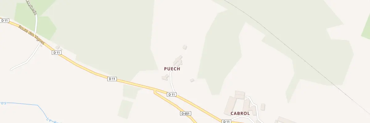 Plan du 5053 Le Puech à Escandolières