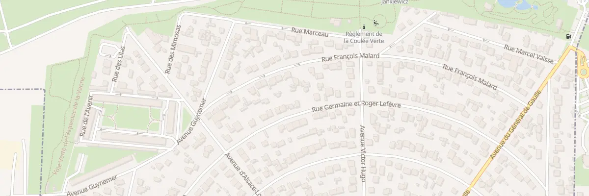 Plan du 65 Rue Germaine et Roger Lefèvre à Paray-Vieille-Poste