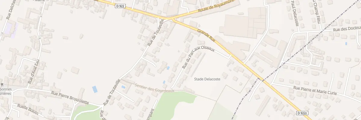 Plan du 12 Rue du Parc aux Oiseaux à Asnières-sur-Oise
