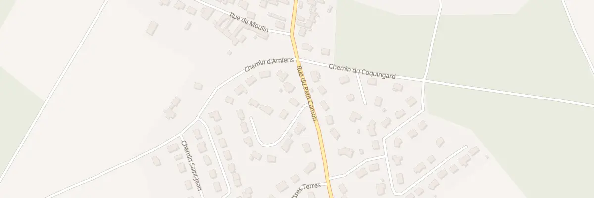 Plan du 2 Terre des Vignes à Allonville