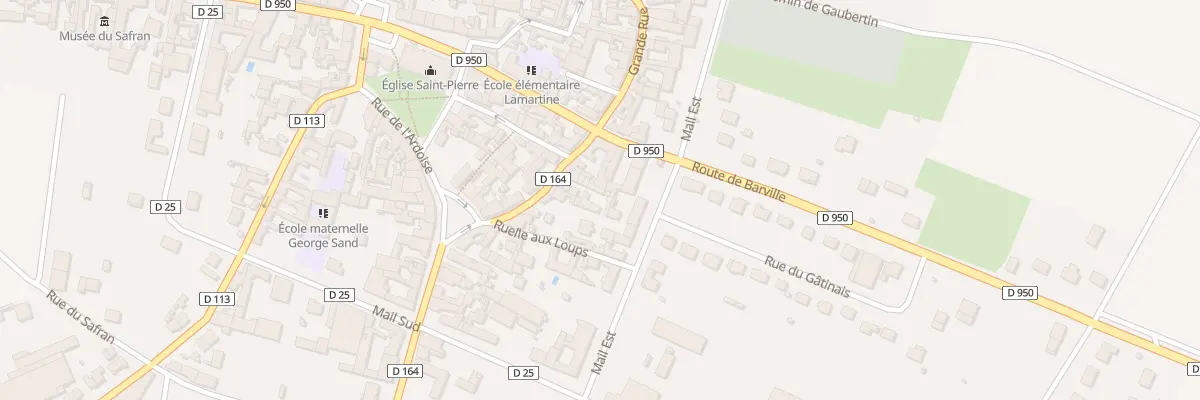 Plan du 12 Gr Grande Rue à Boynes