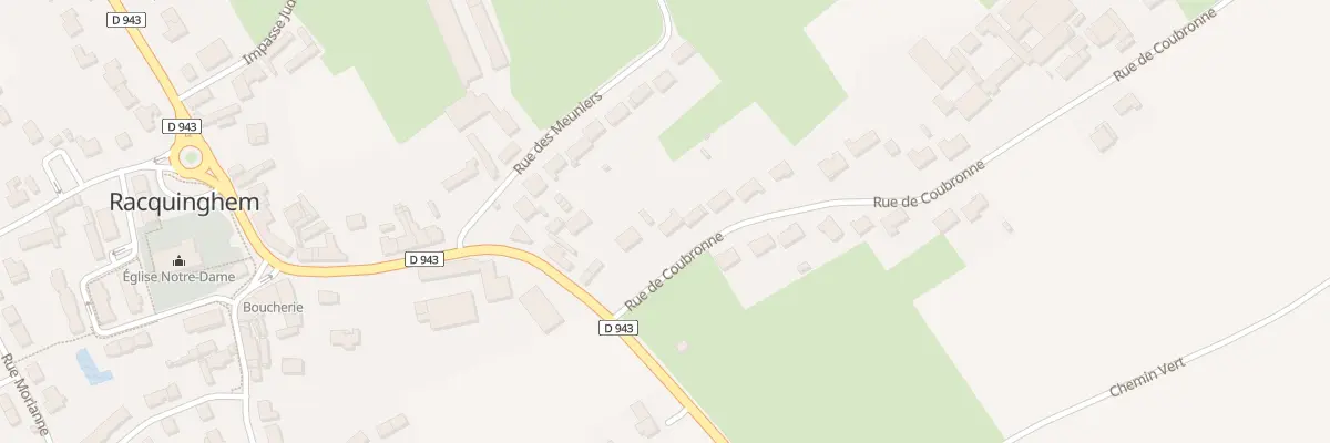 Plan du 18 Rue de Coubronne à Racquinghem