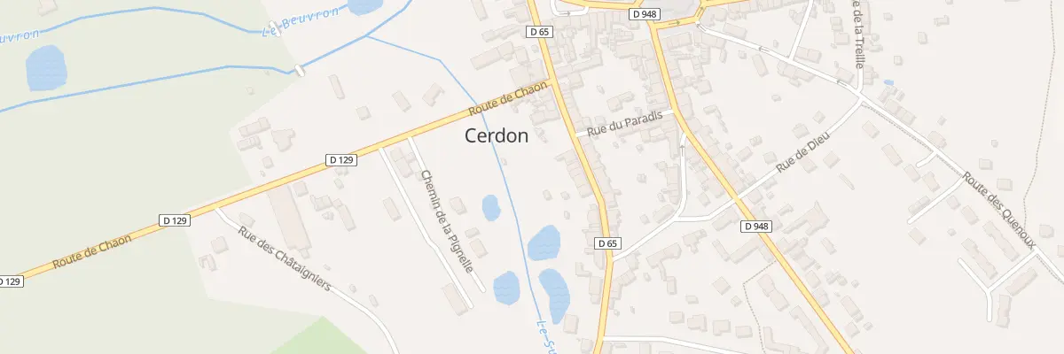 Plan du 26 Rue des limousins à Cerdon