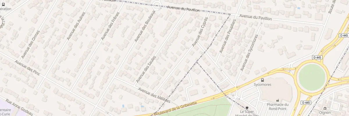 Plan du 16 Av des Cypres à Morsang-sur-Orge