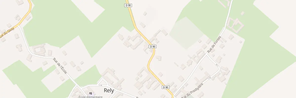 Plan du 7 Rue de Linghem à Rely