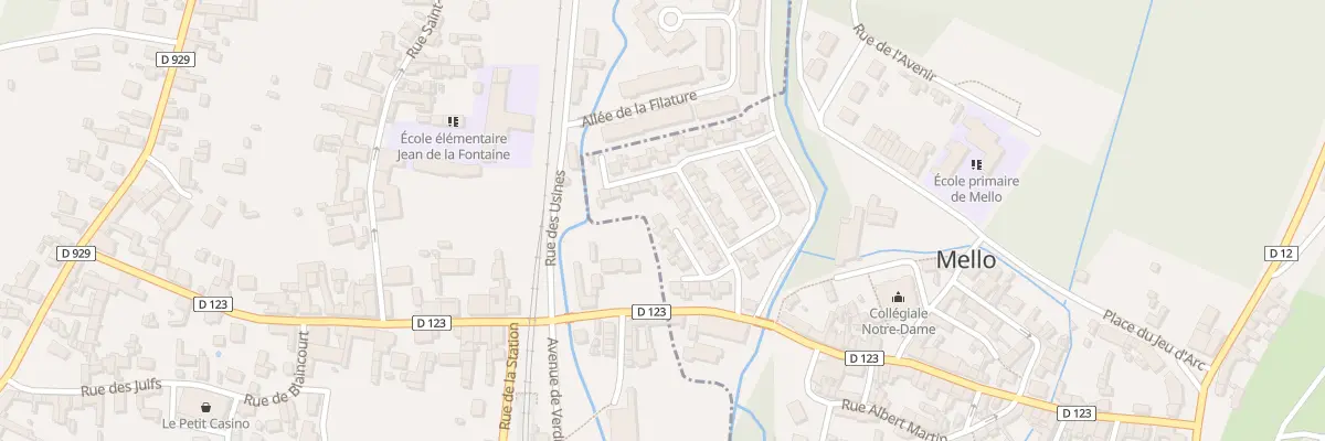 Plan du 54 Rue Clos de la Boucle d’Eau à Mello