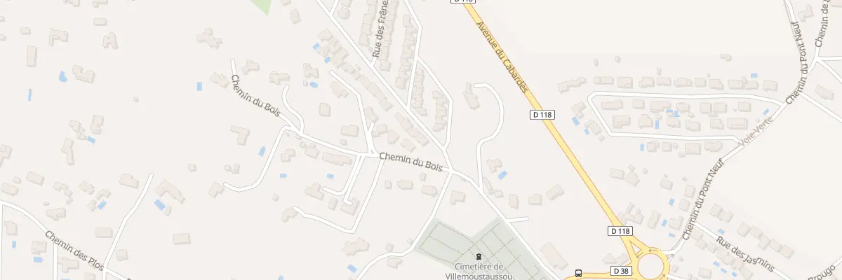 Plan du 4 Rue des Ormes à Villemoustaussou