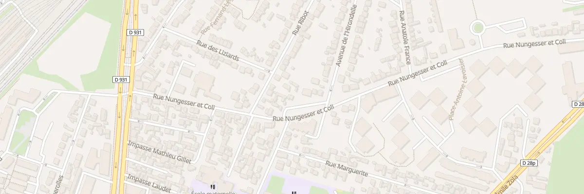 Plan du 37B Rue Nungesser et Coli à Saint-Denis