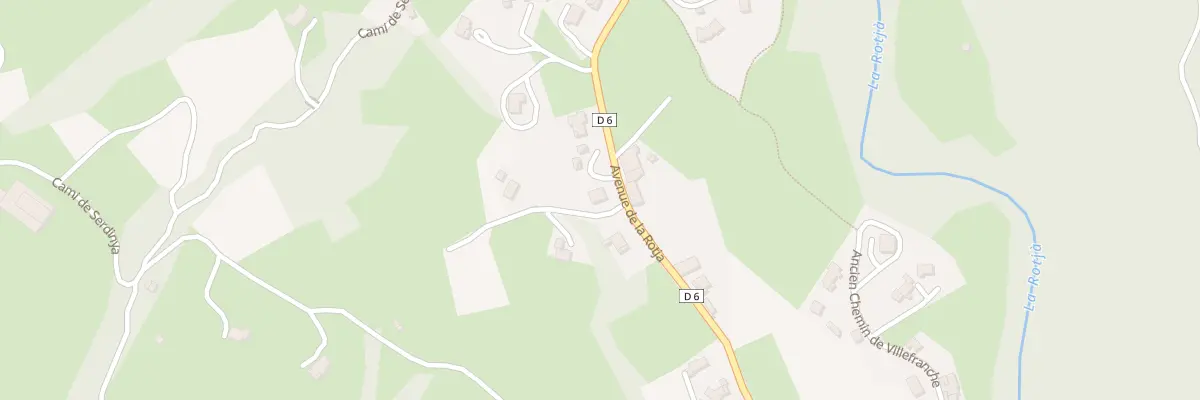 Plan de Av de la Rotja à Fuilla