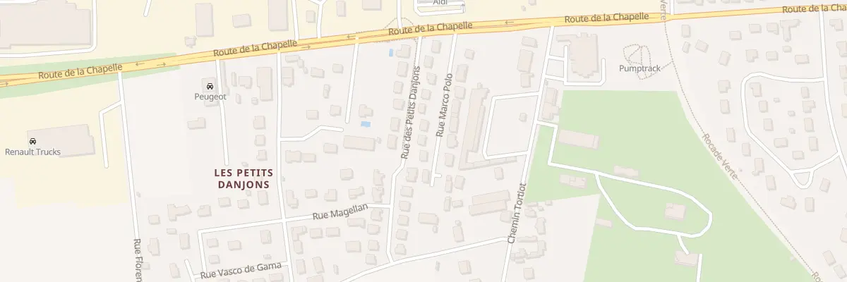 Plan du 13 Rue des Petits Danjons à Bourges