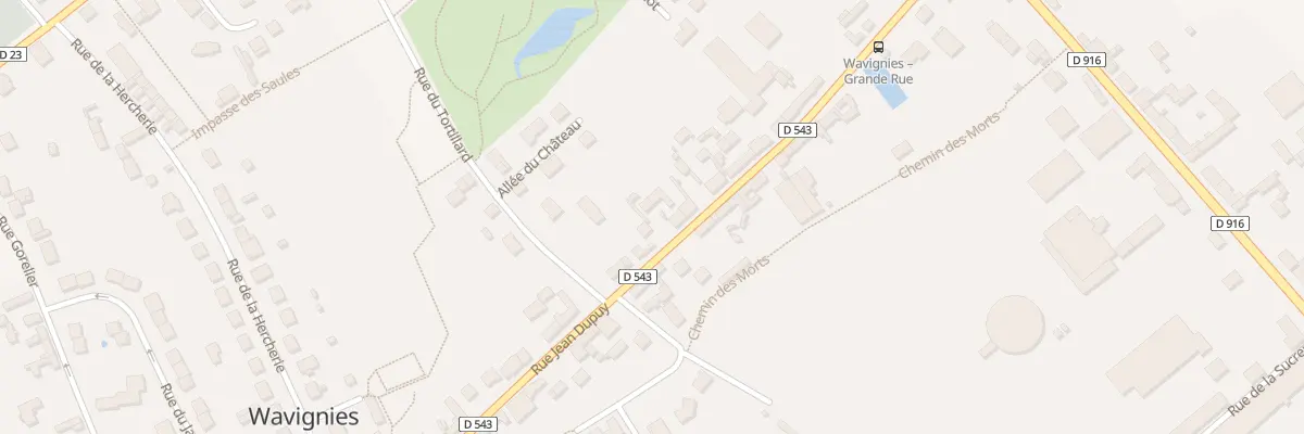 Plan du 355 Rue Jean Dupuy à Wavignies