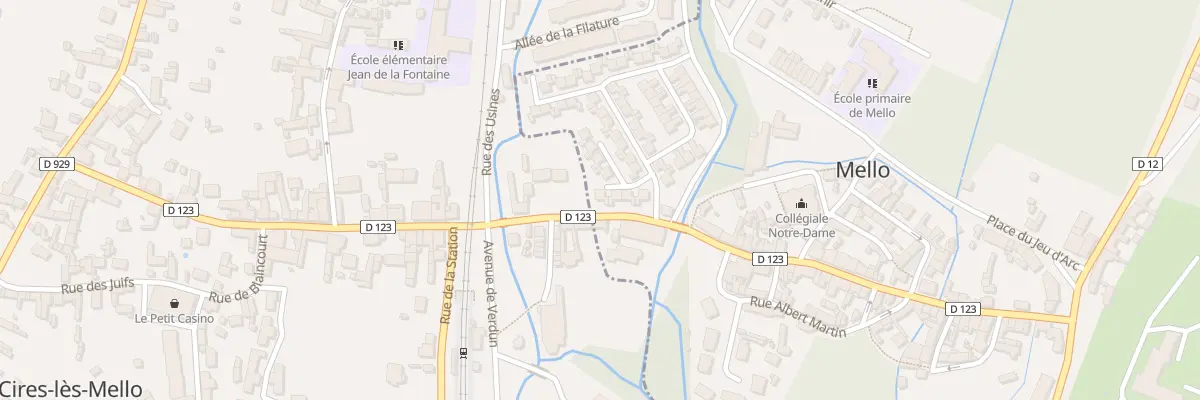 Plan du 50 Rue Clos de la Boucle d’Eau à Mello