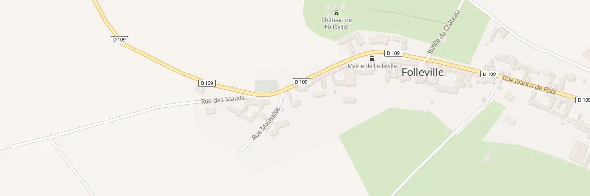 Plan du 9 Rue St Vincent de Paul à Folleville