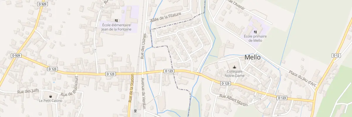 Plan du 51 Rue Clos de la Boucle d’Eau à Mello