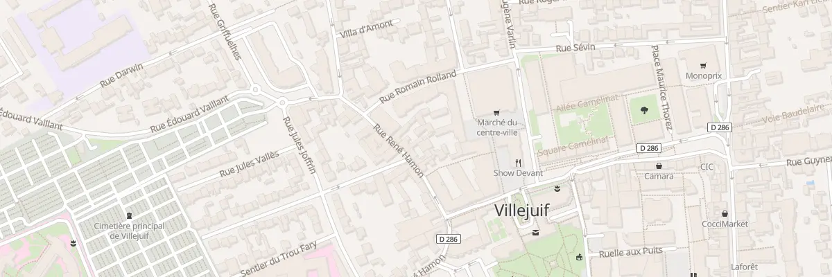 Plan du 58 Rue René Hamon à Villejuif