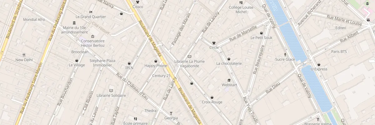 Plan du 32 Rue de Lancry à Paris 10e Arrondissement