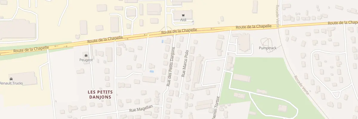 Plan du 7 Rue des Petits Danjons à Bourges