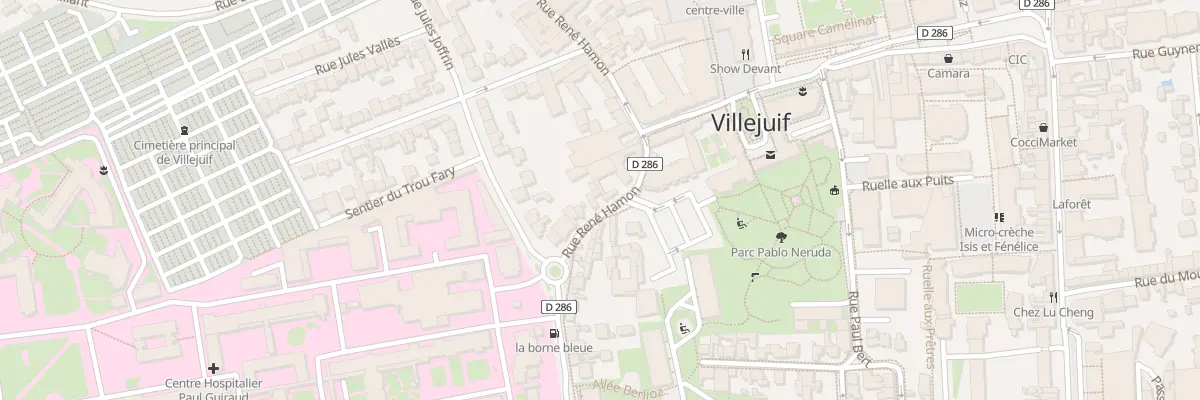 Plan du 25 Rue René Hamon à Villejuif
