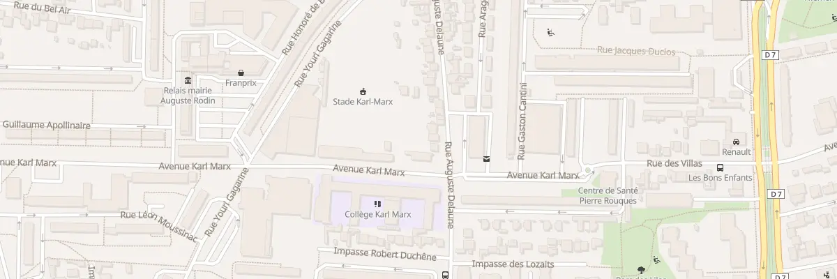 Plan du 64 Rue Auguste Delaune à Villejuif